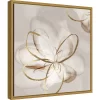16" X 16" Transparent Beauty II By Eva Watts Framed Canvas Wall Art - Amanti Art