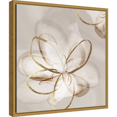 16" X 16" Transparent Beauty II By Eva Watts Framed Canvas Wall Art - Amanti Art 1 16" X 16" Transparent Beauty II By Eva Watts Framed Canvas Wall Art - Amanti Art