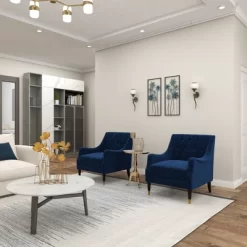 Metal Floral Wall Decor With Black Frame Set Of 2 Gray - Olivia & May -Wall Charm Deals Store GUEST cb812eb4 71f6 4d6a a793 db2bb621cbc6