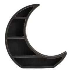 2 Pack Wooden Moon Shelf, Rustic Wall Home Decor, Crystal Holder For Stones Display And Essential Oils (10 X 10 X 2 In) -Wall Charm Deals Store GUEST cc4d5ec4 25ed 4bd9 ac57 de9663f3fe07