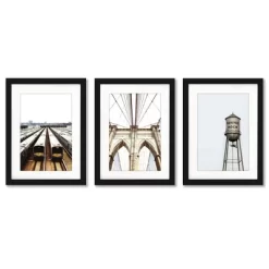 Americanflat American Dreaming By Tanya Shumkina - 3 Piece Gallery Framed Print Art Set -Wall Charm Deals Store GUEST cca70e84 ab34 4b5c b613 4e232f239061