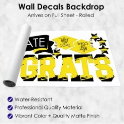 Big Dot Of Happiness Yellow Graduation Party Photo Backdrop - Wall Decals -Wall Charm Deals Store GUEST cd023466 5bb0 4068 a00a 860f10adef81