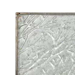 Metal Tree Wall Decor With Embossed Design Set Of 4 Brown - Olivia & May -Wall Charm Deals Store GUEST cf132532 fdde 4168 8a9d 017c569ac17a