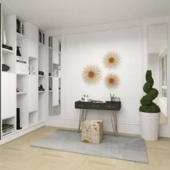 Set Of 3 Metal Starburst Wall Decors With Orb Detailing - Olivia & May -Wall Charm Deals Store GUEST d2cfade7 58b7 4a7d 95a5 e3c0402ecfad