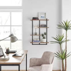 34.5" X 23.6" Rhodes 4 Tier Modern Floating Windowsill Wall Shelf Unit - Danya B. -Wall Charm Deals Store GUEST d366ac26 11b3 493c 90da 125d340a2a86