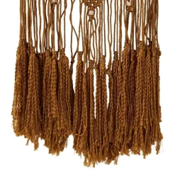 Fabric Macrame Handmade Intricately Weaved Wall Decor With Beaded Fringe Tassels Brown - Olivia & May 9 Fabric Macrame Handmade Intricately Weaved Wall Decor With Beaded Fringe Tassels Brown - Olivia & May -Wall Charm Deals Store GUEST d49071e9 25c6 4174 ada9 e2d69f0e1e2a
