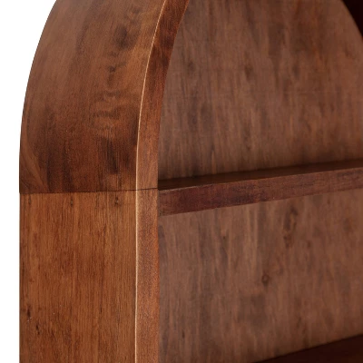 16" X 28" Hutton Wood Capsule Decorative Wall Shelf Walnut Brown - Kate & Laurel All Things Decor 2 16" X 28" Hutton Wood Capsule Decorative Wall Shelf Walnut Brown - Kate & Laurel All Things Decor - Image 2