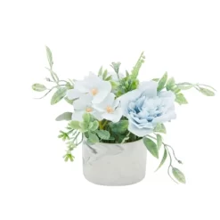 Juvale Artificial Hydrangea Ceramic Planter With Stand, Faux Potted Plants 9 Juvale Artificial Hydrangea Ceramic Planter With Stand, Faux Potted Plants -Wall Charm Deals Store GUEST d587a73f d95a 4bb0 aec1 35ade247233e