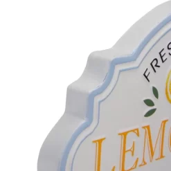 Northlight 15.25" White And Blue "Fresh Squeezed Lemonade" Metal Sign Spring Wall Decor 6 Northlight 15.25" White And Blue "Fresh Squeezed Lemonade" Metal Sign Spring Wall Decor -Wall Charm Deals Store GUEST d6e44143 afb7 4b31 93ad d013171ba7d4