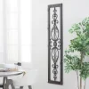 Metal Scroll Ornate Wall Decor With Black Frame Brown - Olivia & May