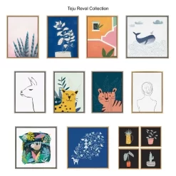 18" X 40" Sylvie Dancing Circles By Teju Reval Of SnazzyHues Framed Wall Canvas Gold - Kate & Laurel All Things Decor -Wall Charm Deals Store GUEST d90b2dad 725a 4f1e a581 a62539670520