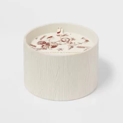 Textured Straight Side Ceramic Warm Cider & Cinnamon Candle White - Threshold™ -Wall Charm Deals Store GUEST da89dd7c d841 4241 8aa7 4ee8dfc40781