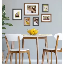 6pc Bordeaux Frame Box Set Rustic Brown/Charcoal - Kate & Laurel All Things Decor -Wall Charm Deals Store GUEST dcb0ca6e 5f9f 4f52 bfb6 8e0c8198f978