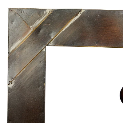 Metal Scroll Ornate Wall Decor With Black Frame Brown - Olivia & May 4 Metal Scroll Ornate Wall Decor With Black Frame Brown - Olivia & May - Image 4