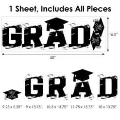 Big Dot Of Happiness Black And White Graduation Party Decor - Vinyl Wall Decals - Grad 10 Big Dot Of Happiness Black And White Graduation Party Decor - Vinyl Wall Decals - Grad -Wall Charm Deals Store GUEST deb7257f 1171 4429 b9bf 3604a7cb2af5