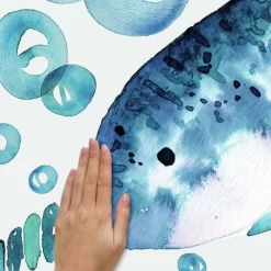 Catcoq Narwhal Giant Peel And Stick Wall Decal - RoomMates -Wall Charm Deals Store GUEST dfb3d50c 896f 4eff bb77 ca6986300d57