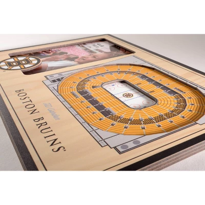 NHL Boston Bruins 4"x6" 3D StadiumViews Picture Frame 2 NHL Boston Bruins 4"x6" 3D StadiumViews Picture Frame - Image 2