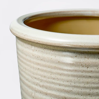 Small Ceramic Reactive Glaze Planter - Threshold™ Designed With Studio McGee 2 Small Ceramic Reactive Glaze Planter - Threshold™ Designed With Studio McGee - Image 2