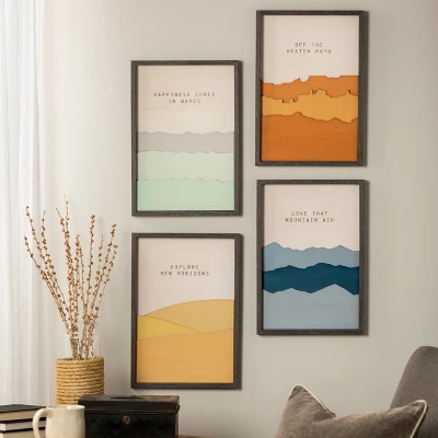 DEMDACO Off The Beaten Path Wall Art Orange 1 DEMDACO Off The Beaten Path Wall Art Orange