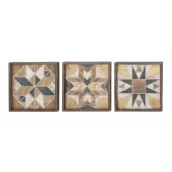 Wood Geometric Southwestern Wall Decor Set Of 3 - Olivia & May -Wall Charm Deals Store GUEST e7f7a7cf dd36 4ff9 9c1b 4fe51aab0794