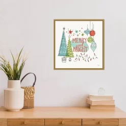16" X 16" Merry And Bright Christmas Tree Square By Janelle Penner Framed Canvas Wall Art - Amanti Art 9 16" X 16" Merry And Bright Christmas Tree Square By Janelle Penner Framed Canvas Wall Art - Amanti Art -Wall Charm Deals Store GUEST e8b40c1e 7d0c 40c1 bccd 827b7d33bf22