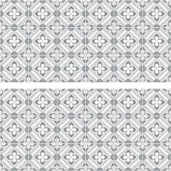 Galway Tile Backsplash Peel And Stick Giant Wall Decal Gray - RoomMates