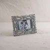 Filigree 4X6 Photo Frame Gray MDF & Glass - Foreside Home & Garden