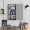 Kamas Mounted Cabinet Gray - RST Brands