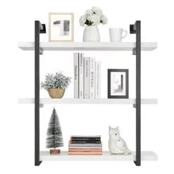 31.5" X 33.2" Modern 3 Tier Hanging Bracket Wall Shelve White Birch - Danya B. -Wall Charm Deals Store GUEST efd3df3f 72aa 4a2b 8420 fb4048fa6076