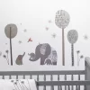 Bedtime Originals Elephant Love Gray Elephants/Trees/Stars Wall Decals/Stickers