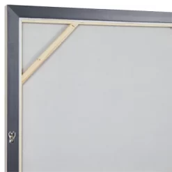 Contemporary Canvas Abstract Framed Rectangle Wall Art With Gold Frame Black - CosmoLiving By Cosmopolitan -Wall Charm Deals Store GUEST f209ed98 af9e 4045 ac99 cb5c8f17e730