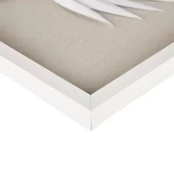 3pc Sabal Palm Rice Paper Framed Shadow Box Set Off White - Madison Park -Wall Charm Deals Store GUEST f234f424 61a6 4bb5 9e72 b97427b0f286