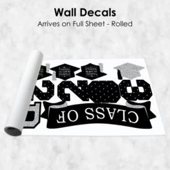 Big Dot Of Happiness Silver Class Of 2023 Graduation Party Wall Decals Set Of 20 -Wall Charm Deals Store GUEST f3723b88 cff3 439b 88f6 2ab2680fe55f