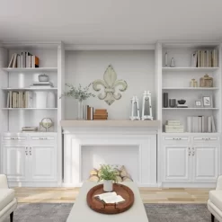 Metal Fleur De Lis Wall Decor With Distressing White - Olivia & May -Wall Charm Deals Store GUEST f5485e69 7183 4c61 8098 3cc43dfce752