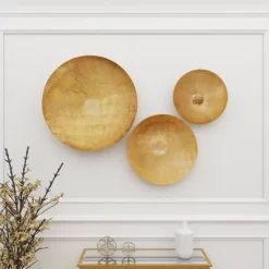 Set Of 3 Metal Plate Large Metallic Disk Wall Decors - Olivia & May -Wall Charm Deals Store GUEST f599e57a 65dd 4399 ac32 8db18457ec14