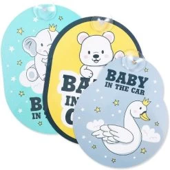 Car Decal Sticker, Baby In The Car (3 Pack)