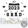 Big Dot Of Happiness Class Of 2023 Graduation Cheers Party Wall Decals Set Of 20