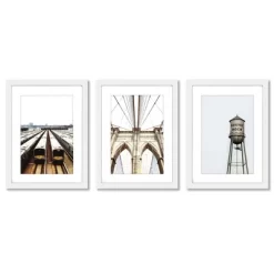 Americanflat American Dreaming By Tanya Shumkina - 3 Piece Gallery Framed Print Art Set -Wall Charm Deals Store GUEST fbd89f2e 6cf8 4169 b0b4 526a549b4e8b