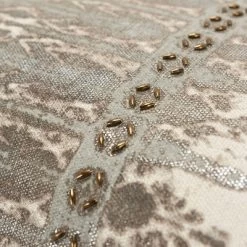 14"x26" Oversized Abstract Polyester Filled Lumbar Throw Pillow Natural - Rizzy Home