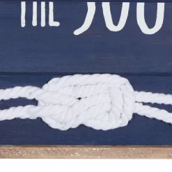 Wood Sign Ocean Wall Decor With Knotted Ropes Blue - Olivia & May 6 Wood Sign Ocean Wall Decor With Knotted Ropes Blue - Olivia & May -Wall Charm Deals Store GUEST fc5b2692 7132 44ff b456 d2ae5be0a31a