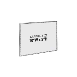 Azar Displays Clear Acrylic Wall Artwork And Photo Frame With Tape 10" W X 8" H Landscape/Horizontal, 2-Pack -Wall Charm Deals Store GUEST fd994ce7 6f10 4e41 8296 148897571633